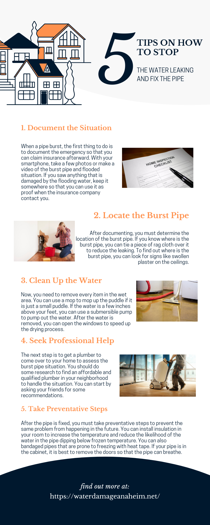 TIPS ON HOW TO STOP THE WATER LEAKING AND FIX THE PIPE